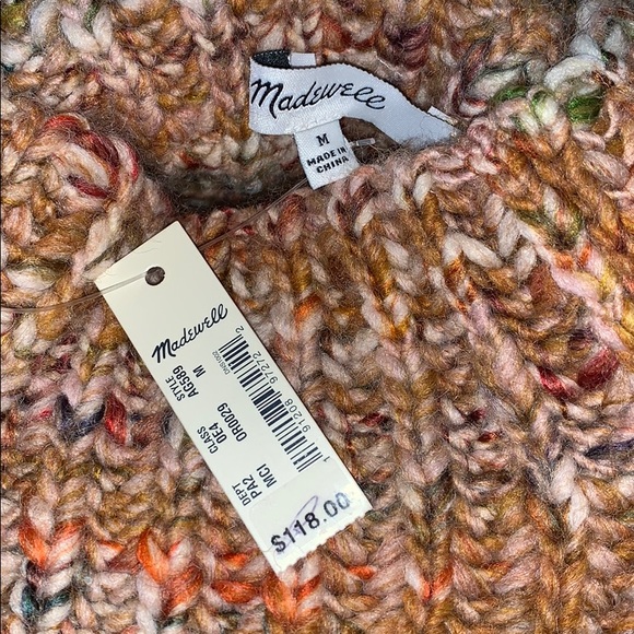 LAST M! NWT Madewell | Rayner Mock Neck Sweater - Picture 2 of 7